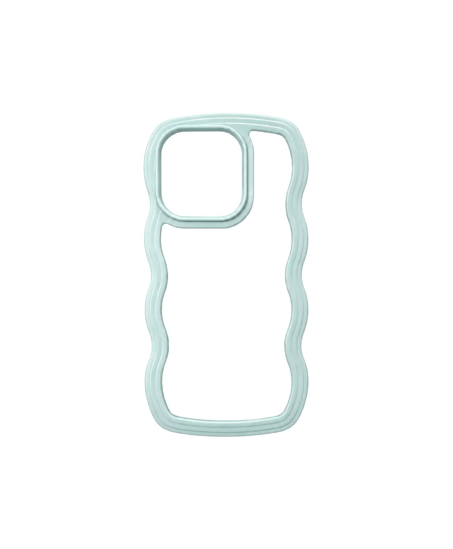 قاب دور شفاف طرح موج گوشی موبایل Iphone 14 Pro