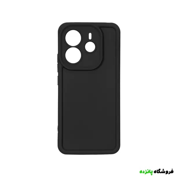 قاب Solid Case شیائومی Redmi Note 14 4G محافظ لنزدار – مشکی — تصویر ۲