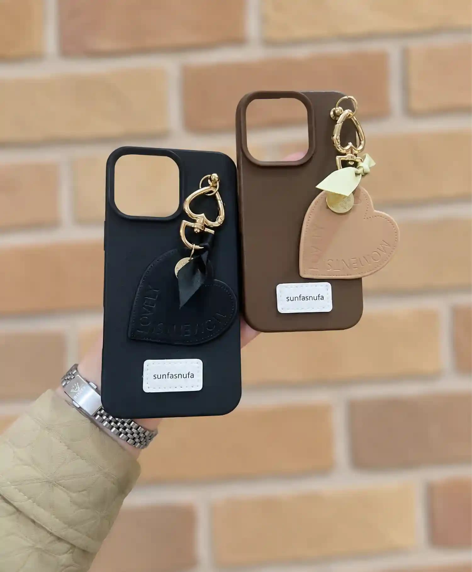 قاب چرمی آویز دار مدل Sunfasnufa گوشی موبایل Iphone 16 Pro Max — تصویر ۷