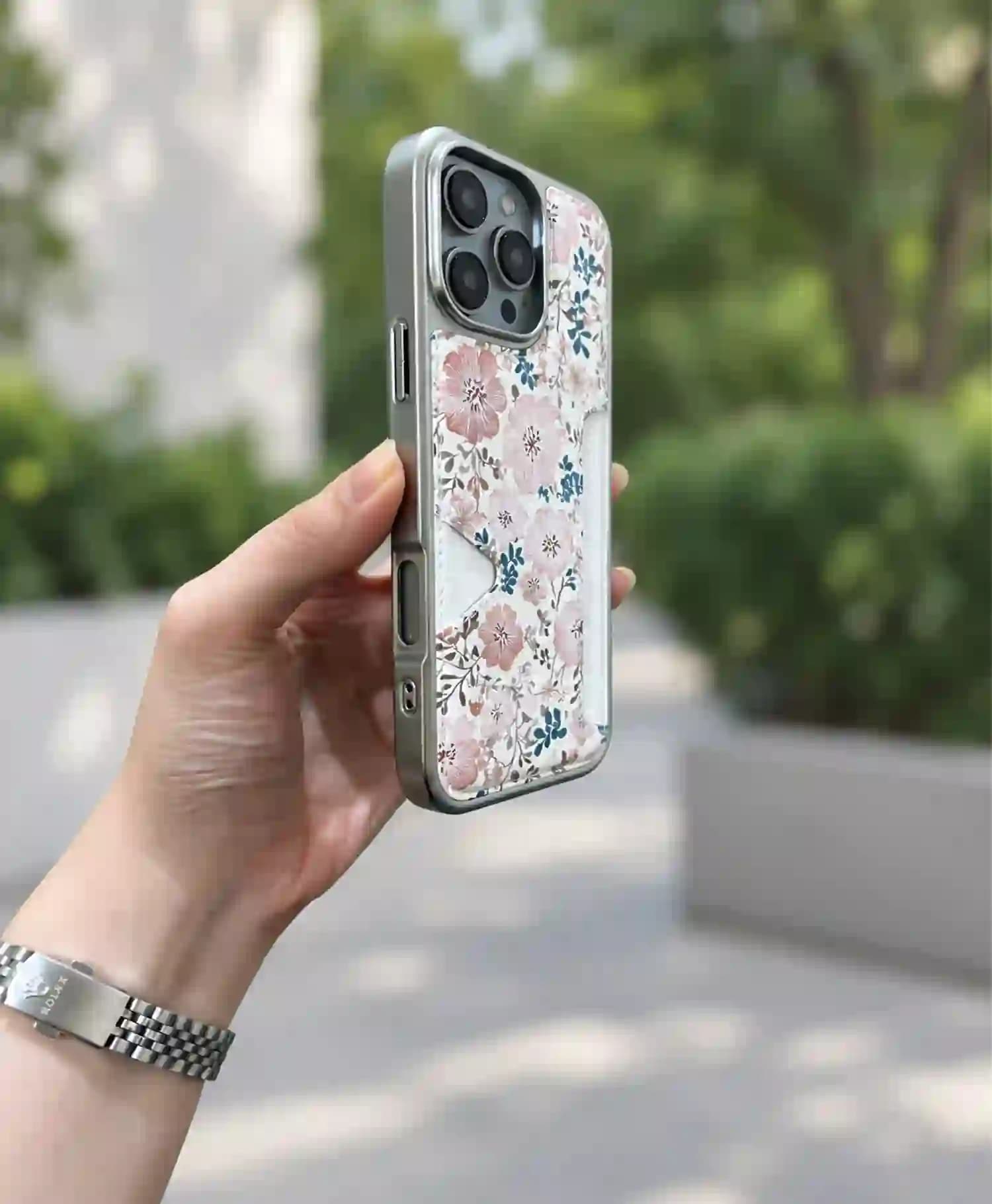 قاب چرمی جاکارتی دار گوشی موبایل Iphone 16 Pro Max — تصویر ۲