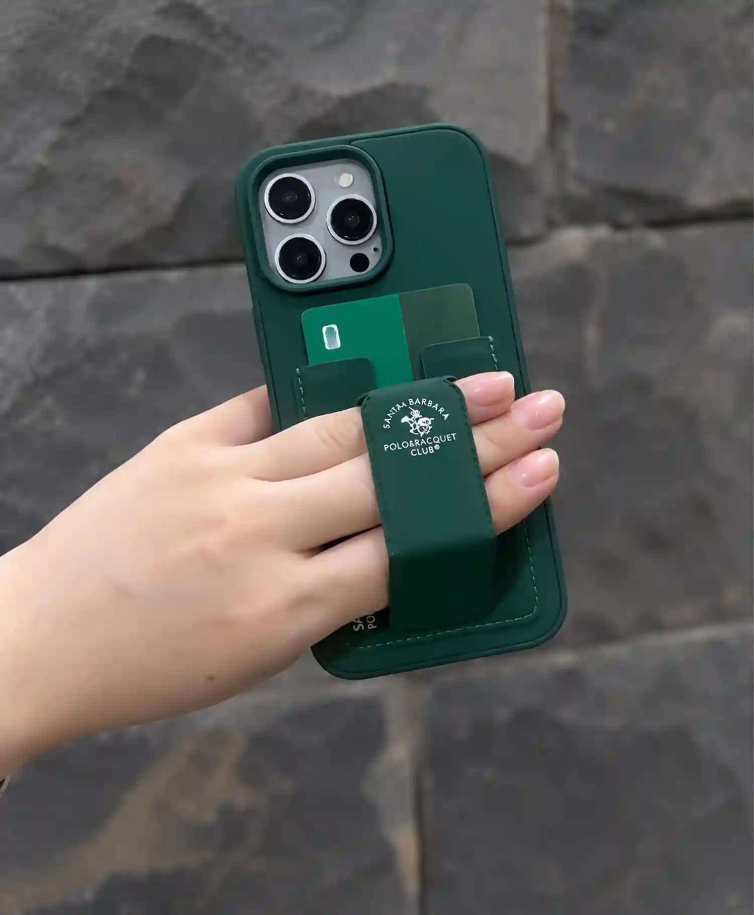 قاب چرمی پولو جاکارتی دار استند دار گوشی موبایل Iphone 16 Pro Max — تصویر ۸