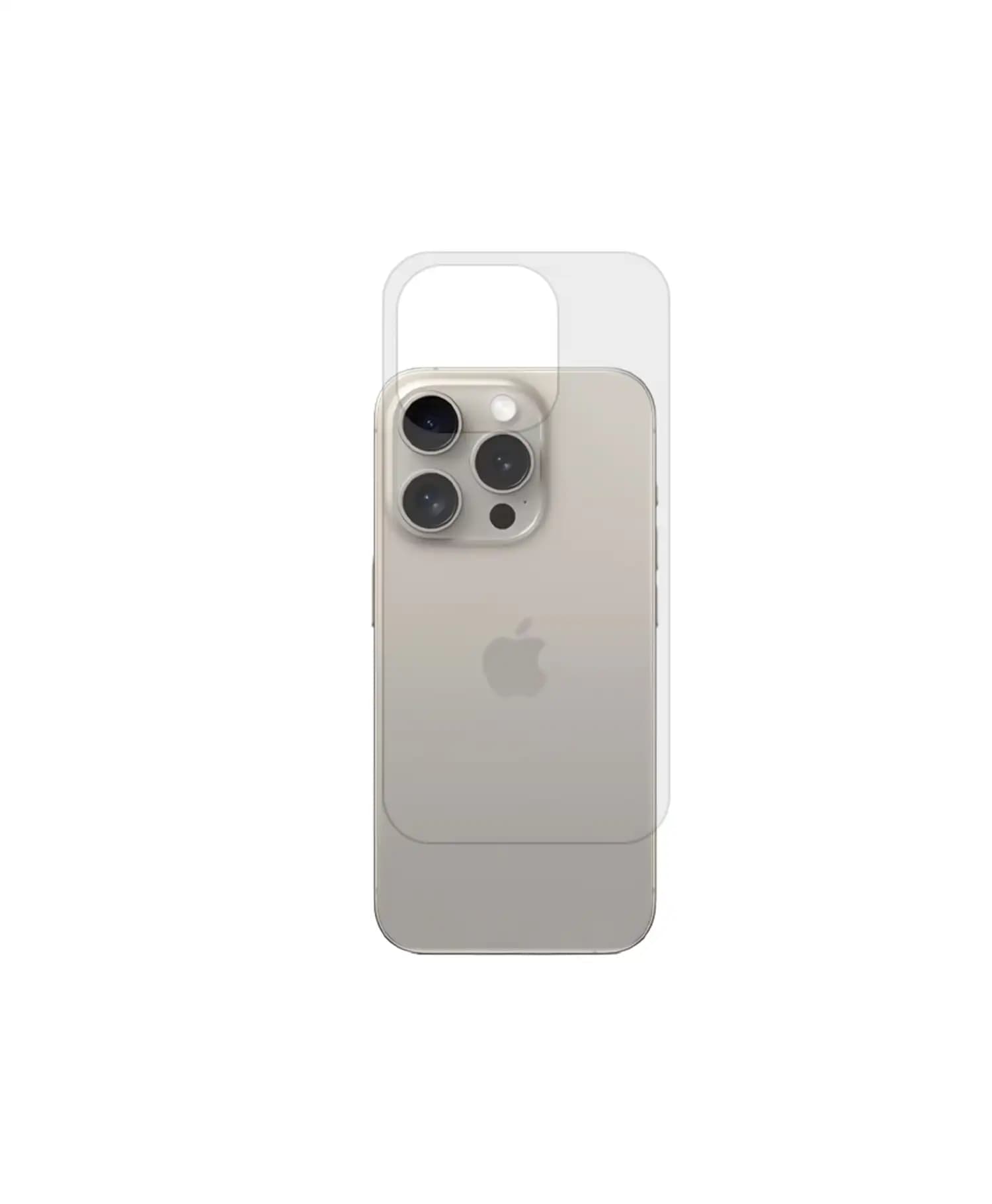 برچسب پشت شفاف گوشی موبایل Iphone 15 Pro Max — تصویر ۳
