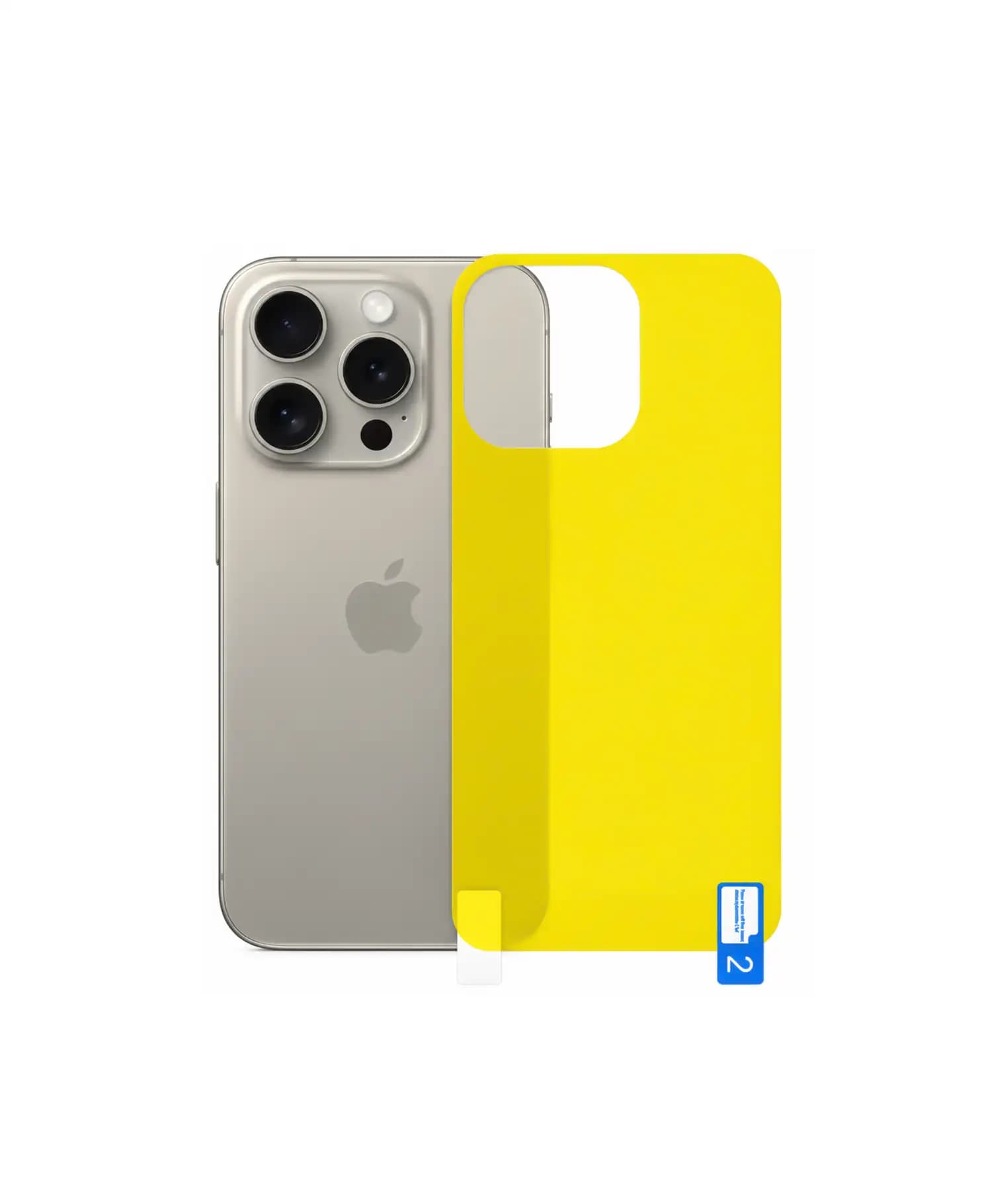 برچسب پشت شفاف گوشی موبایل Iphone 15 Pro Max — تصویر ۲