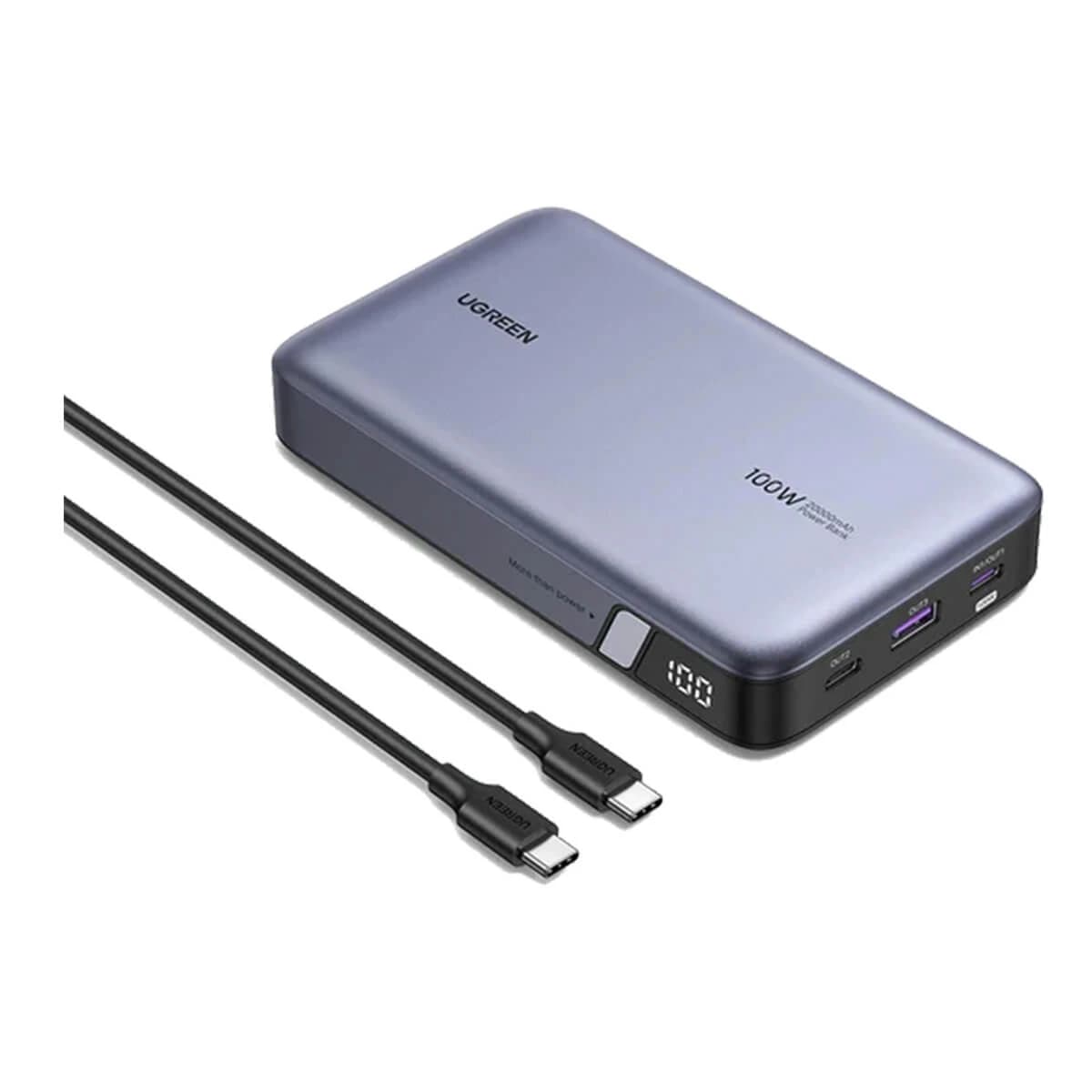 پاوربانک یوگرین UGREEN PB720 20000mAh شارژ سریع دوطرفه گارانتی رسمی 6 ماهه گجت