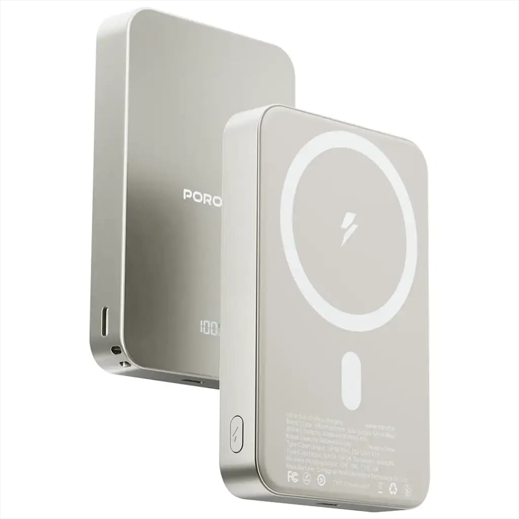 پاوربانک پرودو Porodo 10000mAh MagSafe Power Bank PD 20W PDPB15WSLYL