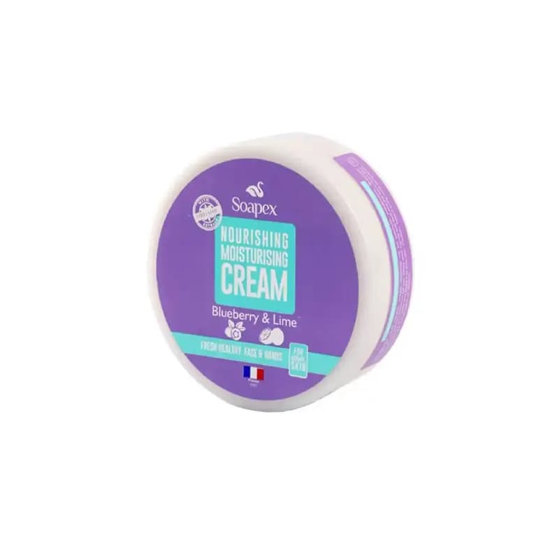 کرم مرطوب کننده و آبرسان دست و صورت سوپکس مدل blueberry & lime مناسب انواع پوست حجم 90 میلی لیتر