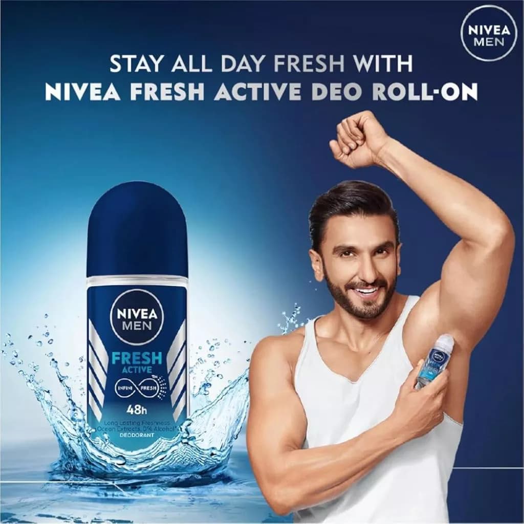 مام رول ضد تعریق مردانه نیوآ مدل fresh active حجم 50 میلی‌لیتر — تصویر ۴