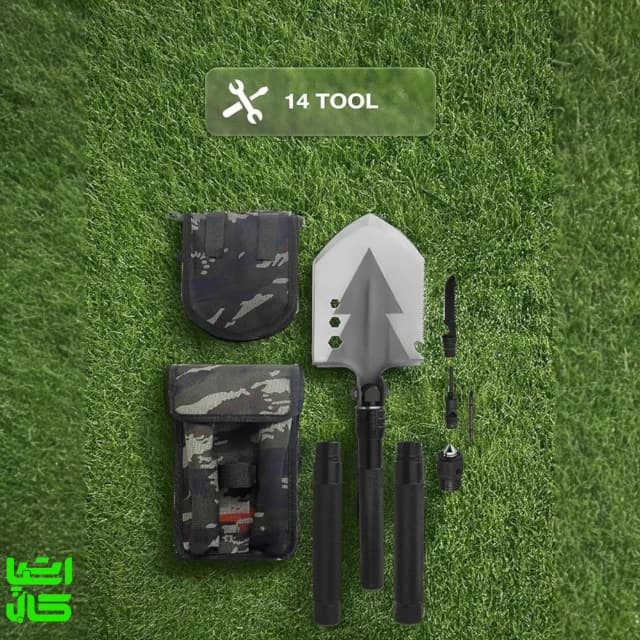 بیل کمپینگ ۱۴ کاره گرین لاین مدل Multi Shovel — تصویر ۸