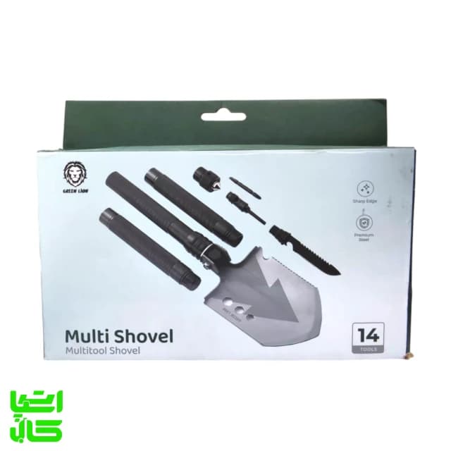 بیل کمپینگ ۱۴ کاره گرین لاین مدل Multi Shovel — تصویر ۴
