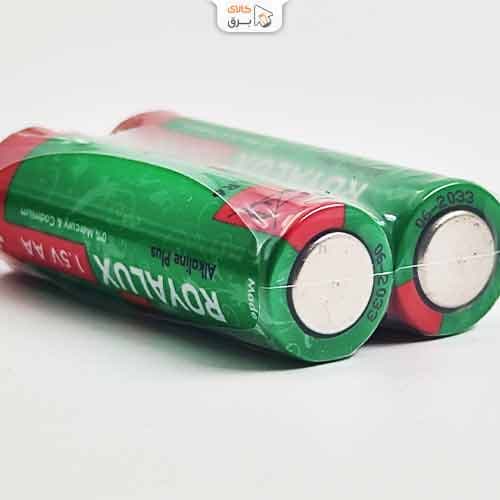 باتری قلمی و نیم قلمی Plus Alkaline رویالوکس (پارس شعاع) بسته 2عددی — تصویر ۷