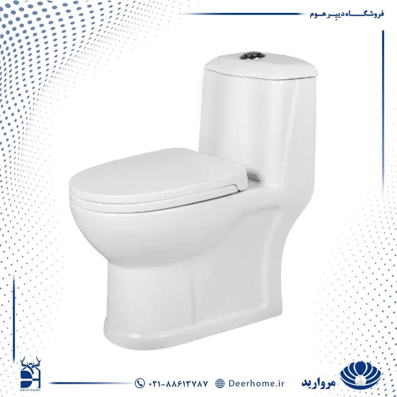 توالت فرنگی مروارید مدل ورونا 61 — تصویر ۸
