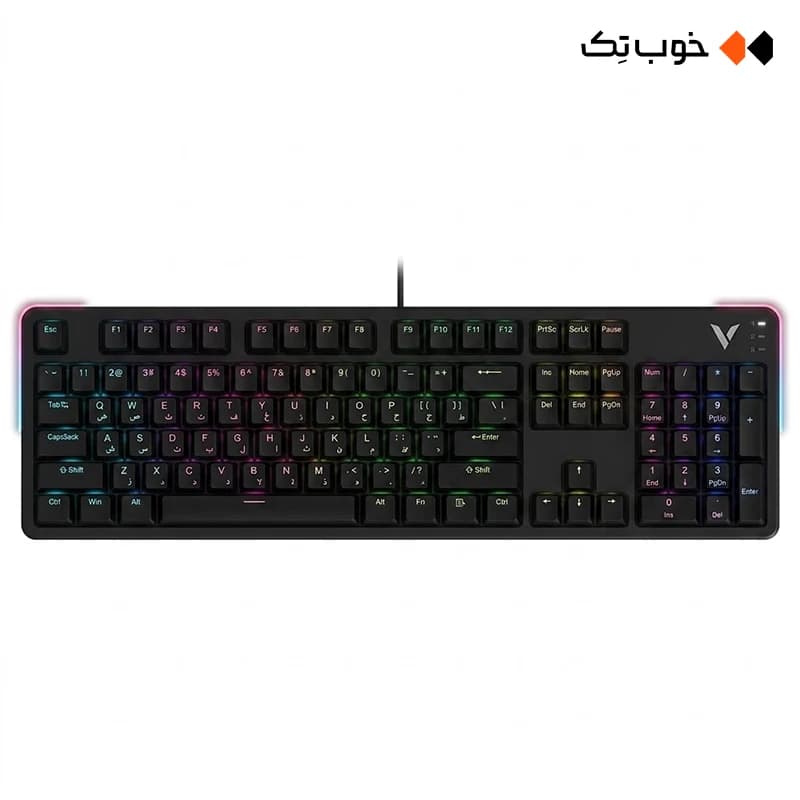 کیبورد گیمینگ رپو مدل V500 Pro — تصویر ۵