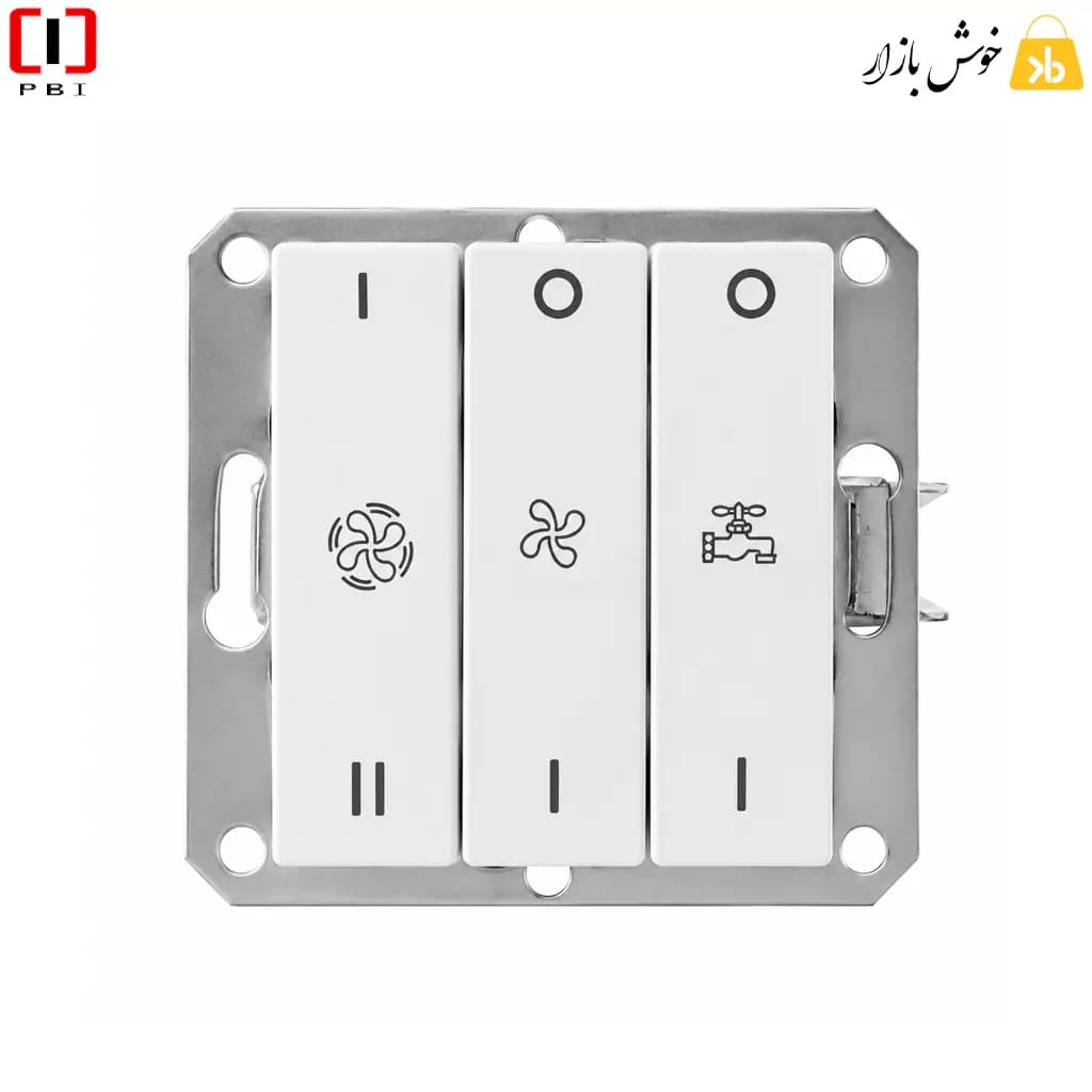 مکانیزم کلید کولر توکار پارت برق ایرانیان مدل آذین — تصویر ۵