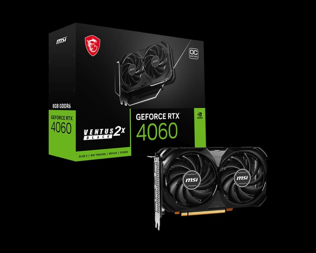 کارت گرافیک ام اس آی مدل MSI GeForce RTX™ 4060 oc VENTUS 2X 8G