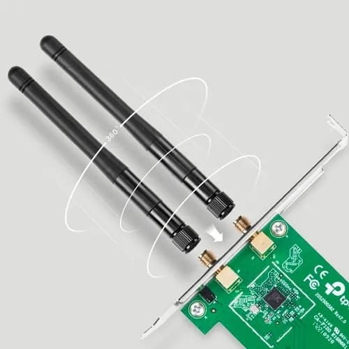 کارت شبکه PCI Express بی‌سیم N300 تی پی لینک مدل TL-WN881ND — تصویر ۱۲