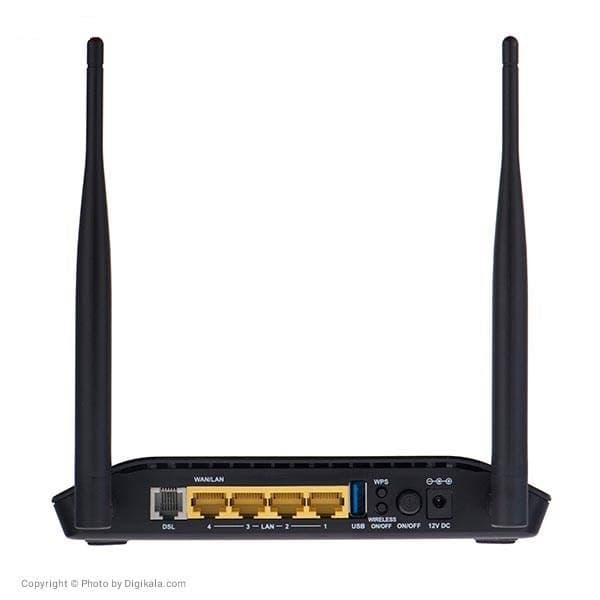 مودم روتر ADSL2 Plus بی‌سیم N300 دی-لینک مدل DLink DSL-2790U — تصویر ۲
