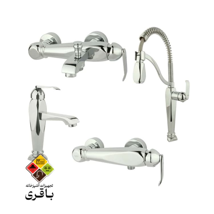 ست شیرآلات راسان مدل آلیس کروم — تصویر ۳