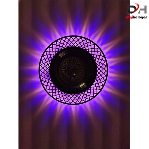 هالوژن کریستالی با رویه استیل اس اچ لایتینگ کد 601 (SH.LIGHTING)