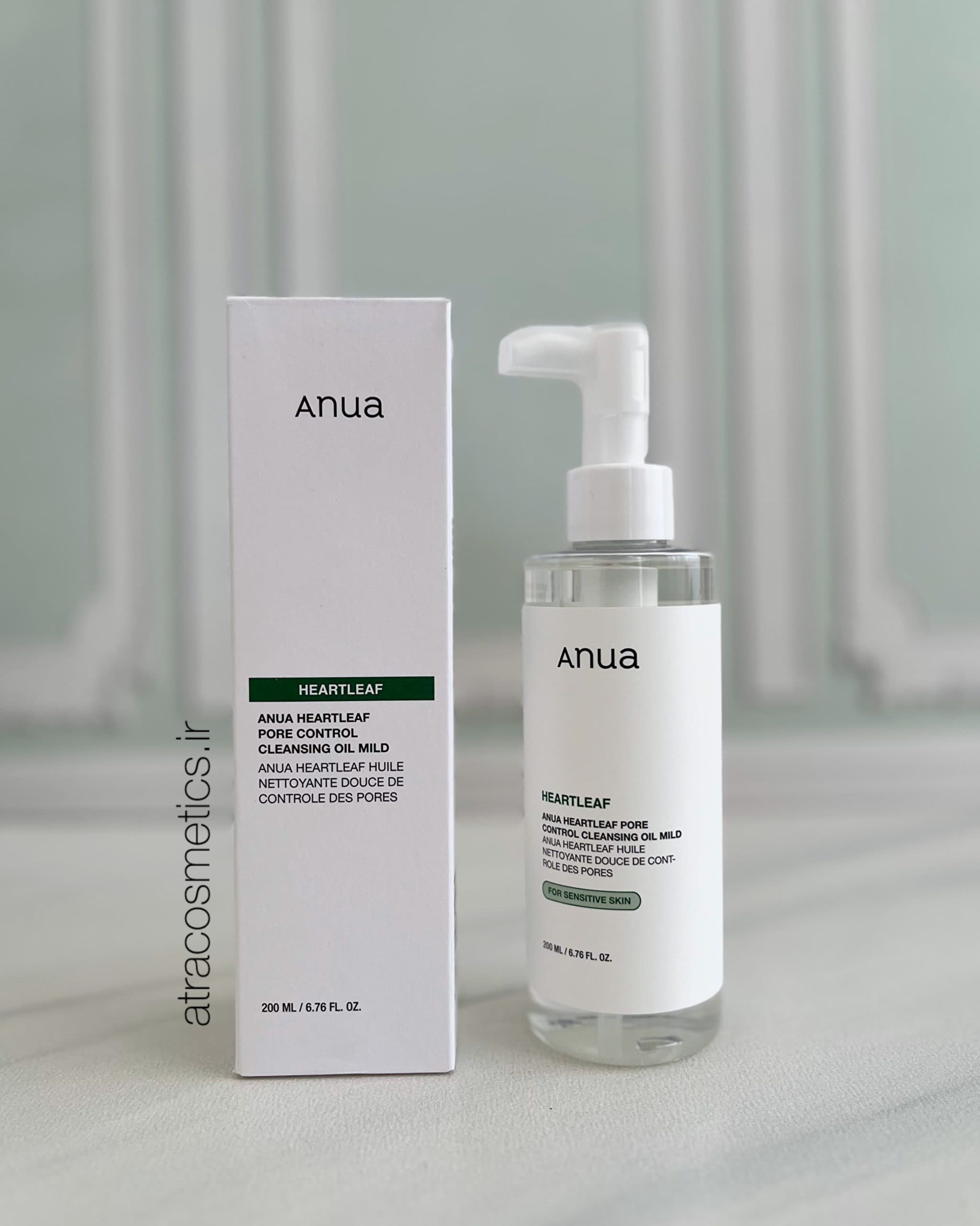 روغن پاک‌کننده کنترل منافذ آنوا مدل Heartleaf Pore Control Cleansing Oil — تصویر ۳