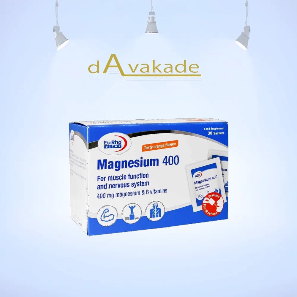 ساشه منیزیم ۴۰۰ میلیگرم یوروویتال EuRho Vital — تصویر ۲
