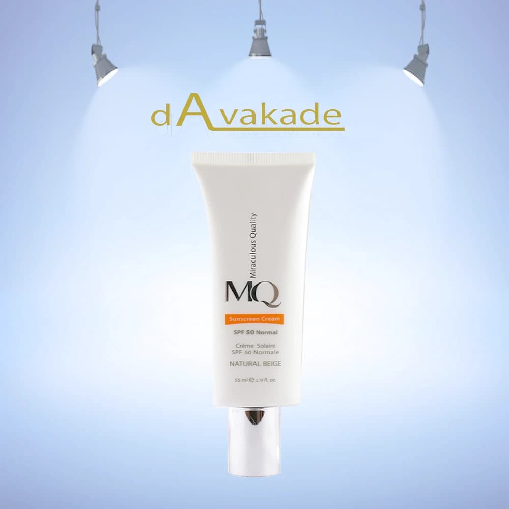 کرم ضد آفتاب SPF50 نرمال بژ طبیعی ام کیو MQ — تصویر ۲