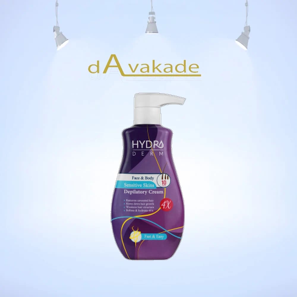 کرم موبر صورت و بدن پوست حساس 300میل هیدرودرم HYDRODERM — تصویر ۲