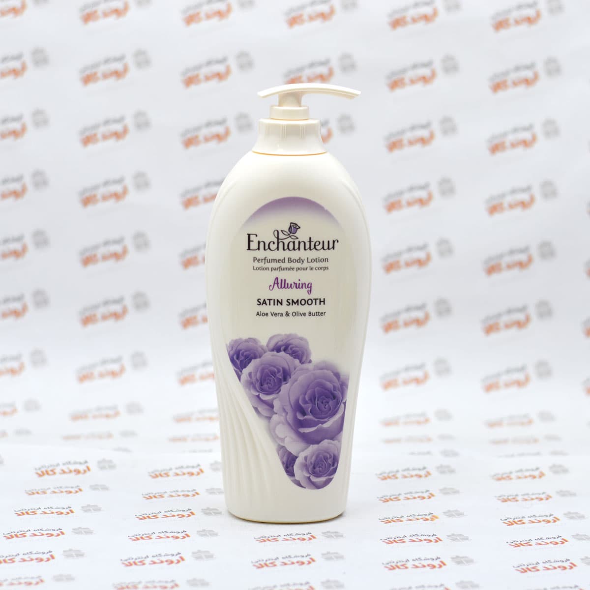 لوسیون بدن معطر انشانتر الورینگ آبرسان و روشن کننده پوست 500 میل Enchanteur Alluring Satin Smooth Perfumed Lotion — تصویر ۴