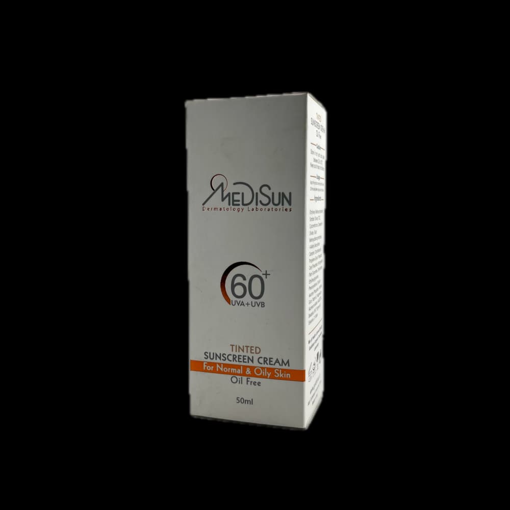 کرم ضد آفتاب رنگی پوست چرب +SPF60 مدیسان MEDISUN — تصویر ۲