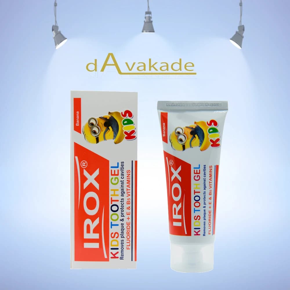 ژل خمیردندان کودکان موزی آیروکس irox