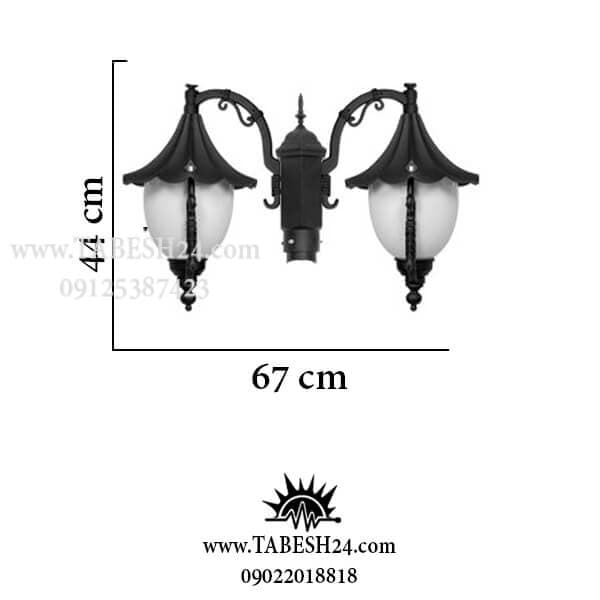 چراغ پارکی و حیاطی مدل سلطنتی — تصویر ۵