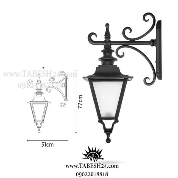 چراغ پارکی، دیواری و آویز مدل انگلیسی — تصویر ۹