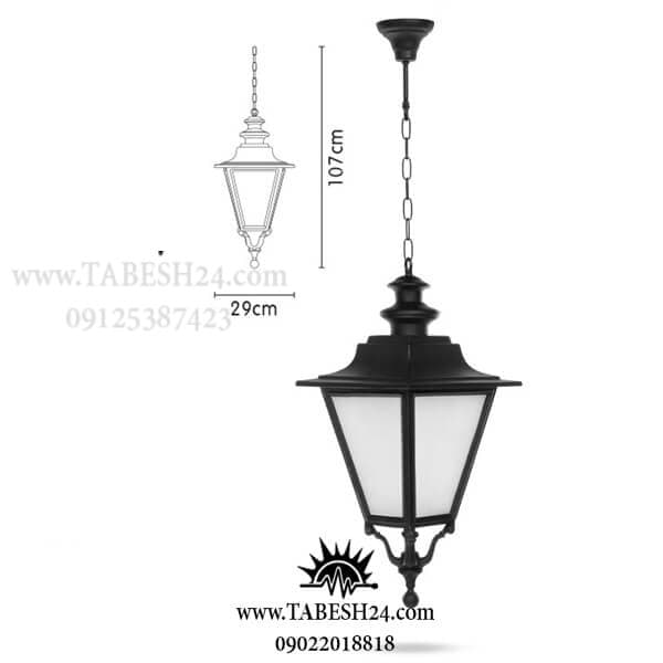 چراغ پارکی، دیواری و آویز مدل انگلیسی — تصویر ۸