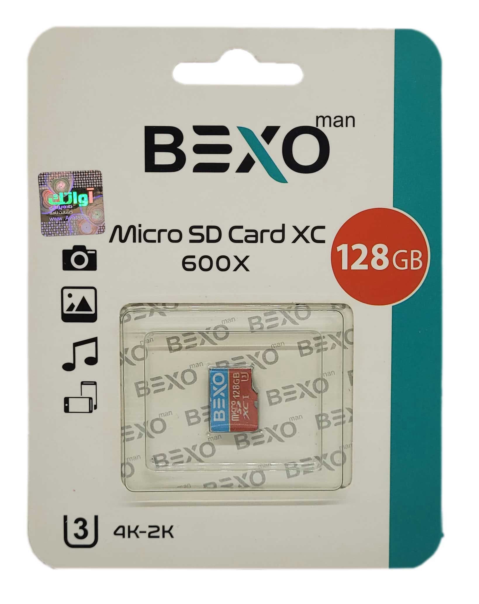 کارت حافظه BEXO 128G کلاس 10 سرعت 90MB/s 600X — تصویر ۳