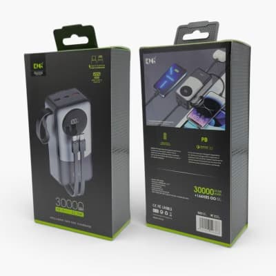 پاور بانک KPS مدل KPG-302X ظرفیت 30000 میلی آمپر — تصویر ۲