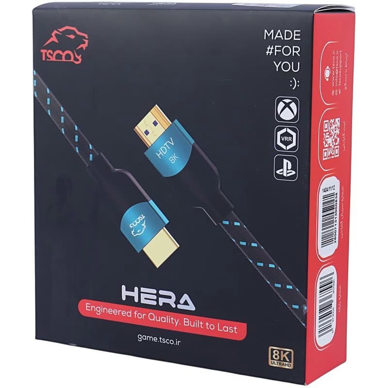 کابل HDMI تسکو مدل GHC71 8K به طول 2 متر — تصویر ۳