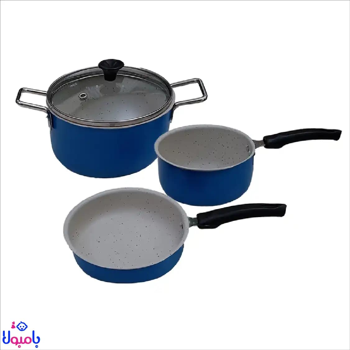 سرویس قابلمه 4 تکه تفلون چیکو