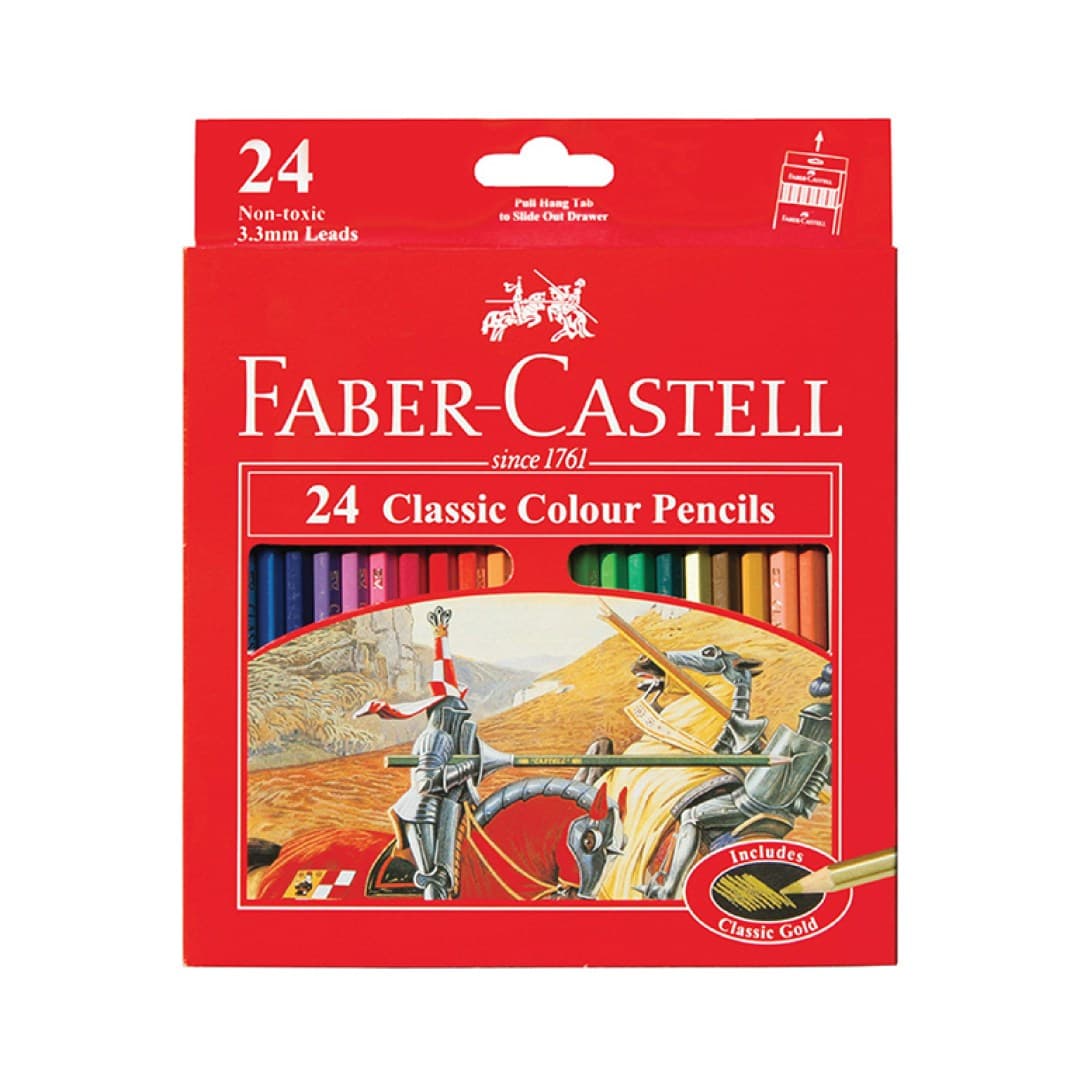 مداد رنگی 24 رنگ فابر کاستل مدل Classic