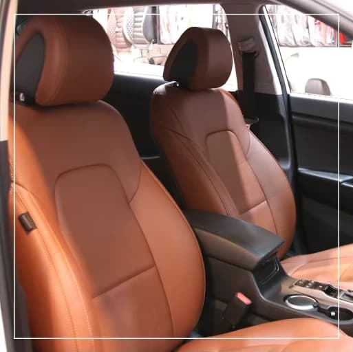 روکش صندلی هیوندای سانتافه Hyundai مدل فابریکی برند R-1479) ECCCO)