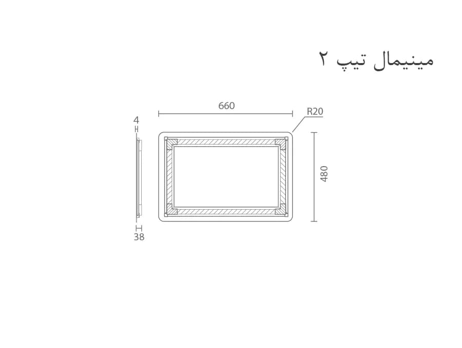 آینه هوشمند kwc مدل آوا تیپ 2 — تصویر ۱۲