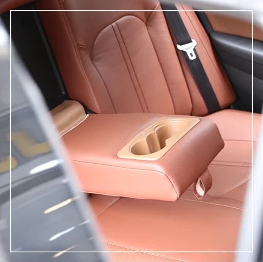 روکش صندلی هیوندای سوناتا Hyundai LF مدل نوار وسط برند R-1493) ECCCO) — تصویر ۴