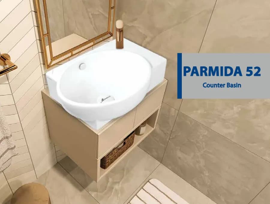 روشویی رو کابینتی مروارید مدل پارمیدا — تصویر ۱۰