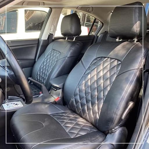 روکش صندلی مزدا 3 Mazda مدل لمسه لوزی برند R-1378) ECCCO)