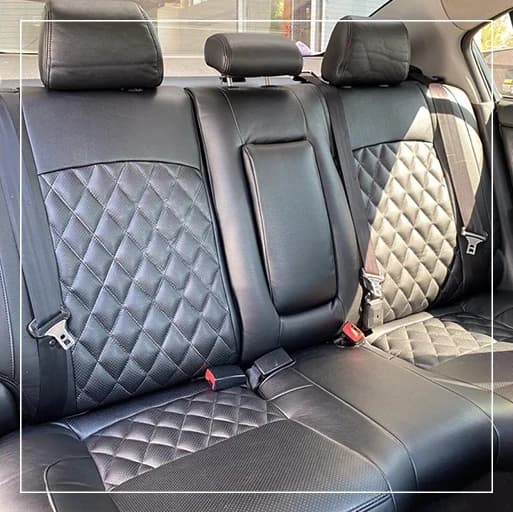 روکش صندلی مزدا 3 Mazda مدل لمسه لوزی برند R-1378) ECCCO) — تصویر ۴