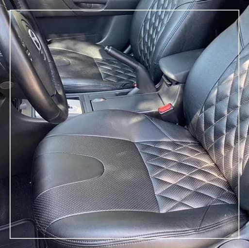 روکش صندلی مزدا 3 Mazda مدل لمسه لوزی برند R-1378) ECCCO) — تصویر ۲