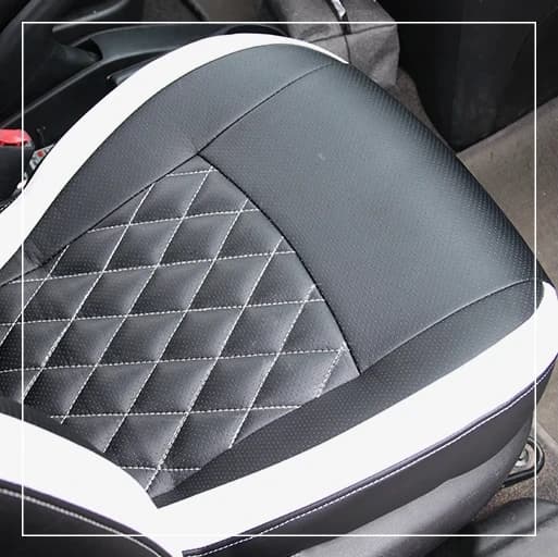 روکش صندلی مزدا 2 Mazda مدل لمسه لوزی برند R-1373) ECCCO) — تصویر ۲