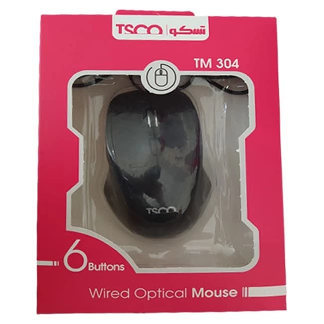 ماوس با سیم تسکو مدل Tm 304 — تصویر ۱۲