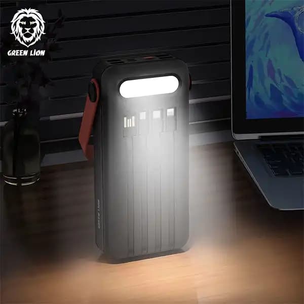 پاوربانک گرین لاین مدل Solar max با ظرفیت 30000 میلی آمپر بر ساعت — تصویر ۴