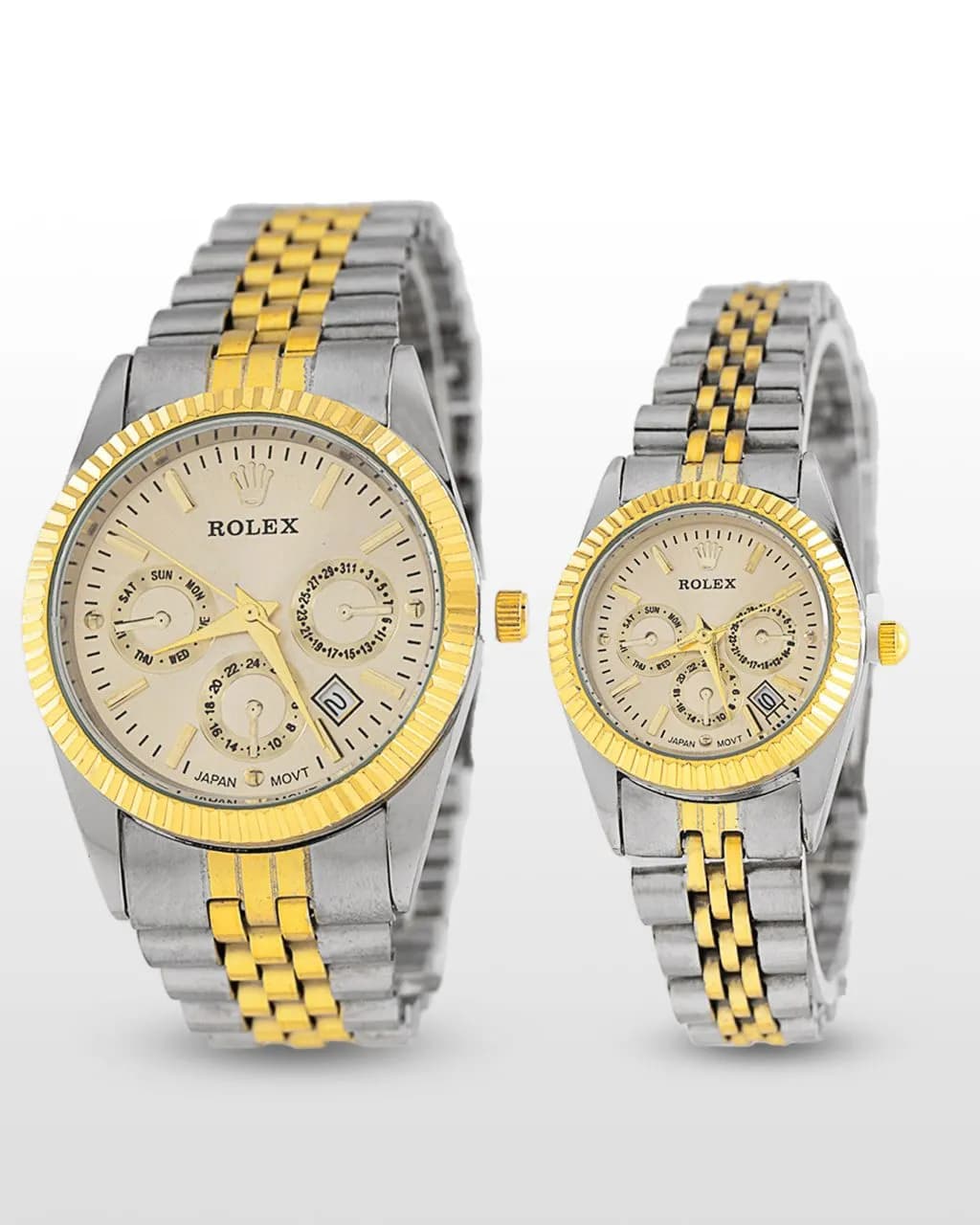 ست ساعت مچی مردانه و زنانه رولکس ROLEX مدل 1087
