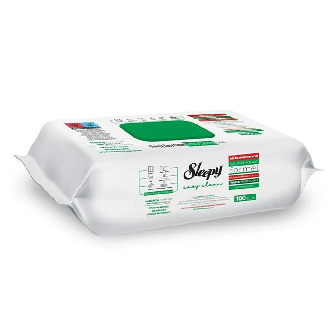 دستمال مرطوب همه کاره اسلیپی Sleepy بسته 100 عددی