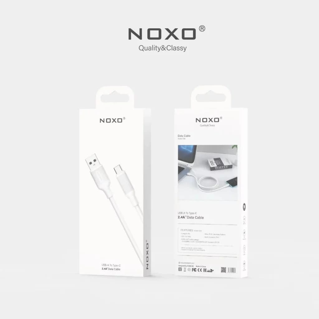 کابل تبدیل USB-A به Type-C نوکسو مدل CN-1 طول 1متر — تصویر ۳